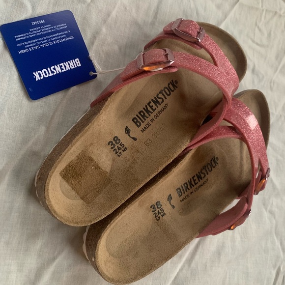 NWT - BIRKENSTOCK - Yao Slide Sandals - Magic Galaxy Old Rose Pink 🌷🦩 - Picture 10 of 15